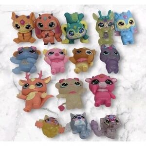 Moose Magic Mixies Mixlings Mini Figures Crystal Woods Shimmerverse Lot Of 15